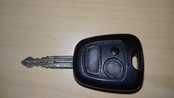 citroen xsara picasso 2 button replacement remote key case parts 3d print model - Mito3D
