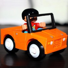 citron mehari Çift ya da uyumlu oyun oyuncak lego citroen 3d print model - Mito3D