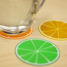 citrus coasters home 3d print model - Mito3D