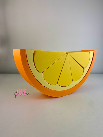 citrus lemon orange stacker boog sensory 3d print model - Mito3D