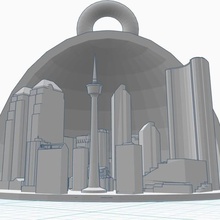 città di calgary ornamento art makerbotornaments 3d print model - Mito3D
