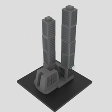 cidade capitais arquitetura CityOfCapitais prédio famoso Arquitetura famosa 3d print model - Mito3D