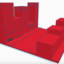 ciudad diorama arquitectura Arte juguete monitor 3d print model - Mito3D