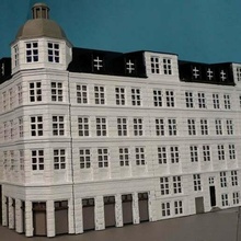 city house h0 ho copenhagen scale building trains tram nrrebrogade buildings_structures 3d print model - Mito3D
