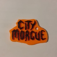 city morgue logo jewelry sosmula music usa key holder trap 3d print model - Mito3D
