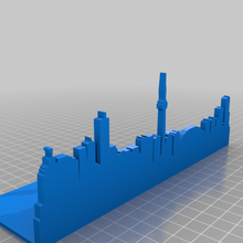 city skyline bookends - toronto & york 6ix big apple book canada nyc organization 3d print model - Mito3D