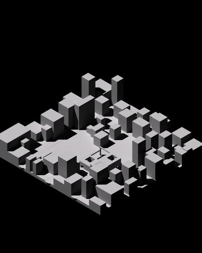 città to scala molte modelli diorami fai architettura edificio modello ambiente 3d print model - Mito3D