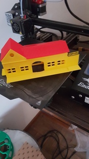 cidade trem estação ferromodelismo modelo trencidade brinquedos arquitetura 3d print model - Mito3D