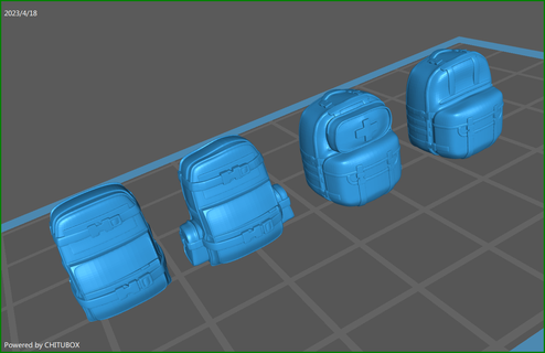 civilian backpacks modeling models miniatures figures 1 35 72 48 3d print model - Mito3D
