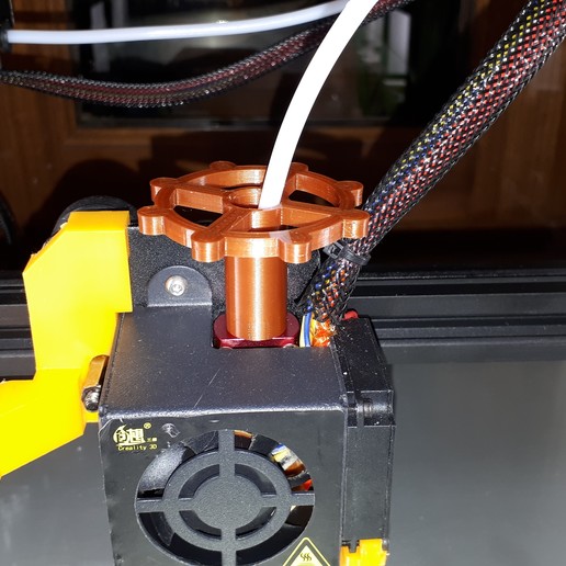 cl pour raccord pneumatique du corps chauffe cr-10 tool buse cl&eacute creality cr10 pneumatics 3d printer accessories 3D print model - Mito3D