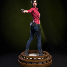 Claire Redfield Sanat yerleşik kötü 2 yeniden ikamet etmek Kennedy wong tabanca heykelcik zombi Kadın 3d print model - Mito3D