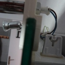 abrazadera de espejo la lámpara casa pince 3d print model - Mito3D