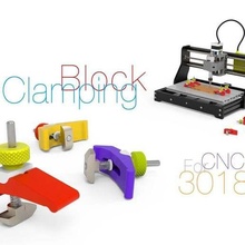serrage bloquer cnc 3018 serrer loisir 3d print model - Mito3D