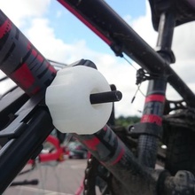 clamping knob m8 nut tool bike fastening rack rod roof threaded 3d print model - Mito3D