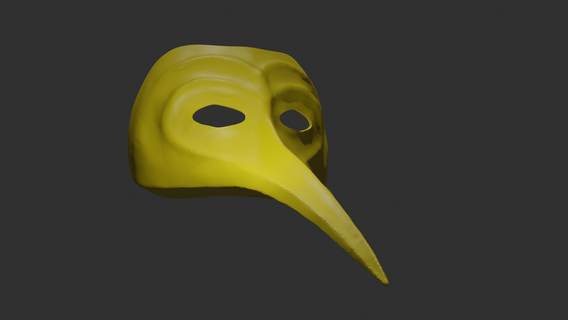 clapton dj maschera segnato calptone 3d print model - Mito3D