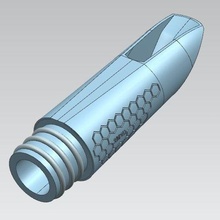 clarinete bb bocal 3d print model - Mito3D