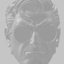 Clark Kent baş Süpermen Mezco Mcfarlane hayret efsaneler 3d print model - Mito3D