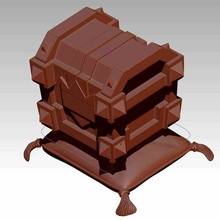 clash royal chest royale coffre toy 3d print model - Mito3D