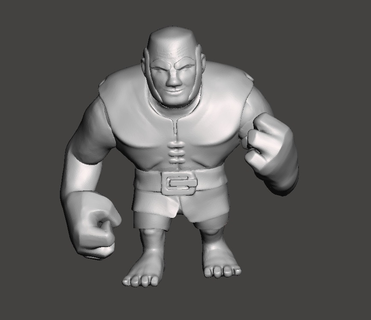 choc royale géant Clans coc créatures 3d print model - Mito3D