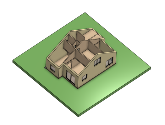 classic style maison planchers architecture poupées moderne cabine forêt logement habitation 3d print model - Mito3D