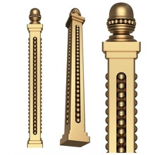 classico balaustra 03 architettura scala pilastro colonna arredamento newel intaglio ornamento barocco cnc architettonico balaustre 3d print model - Mito3D