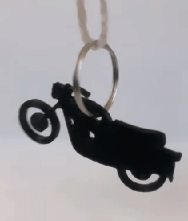 classique bicyclette porte clés moto mc hachoir vélo sport gworkz3d motocross mx supercross 3d print model - Mito3D