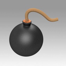classic bomb game other military tnt firework firecracker fuse blast boom war bombs weapon old fragmentation iron vintage ball cannonball pirate explosive 3d print model - Mito3D