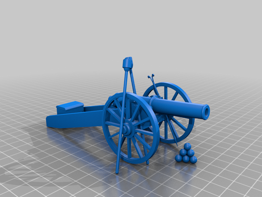 classic cannon miscellaneous uncategorized 3d print model - Mito3D