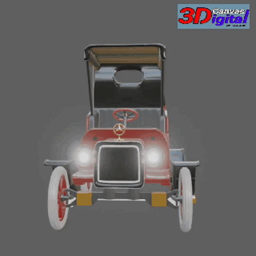 classico macchina arte carrello auto toyota hyundai 3D print model - Mito3D