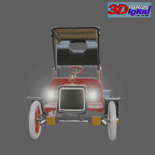 classic car art trolley auto toyota hyundai 3d print model - Mito3D
