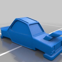 klasik araba toon Sanat 3d print model - Mito3D