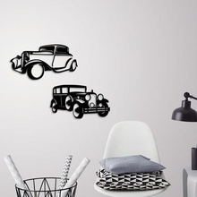 classic cars decorazione della parete art i veicoli indoor casa 3d 2d 3d print model - Mito3D