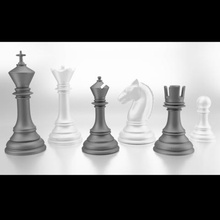 classic chess set printable 3d print model game stauton chess pieces lukewarm queen bishop