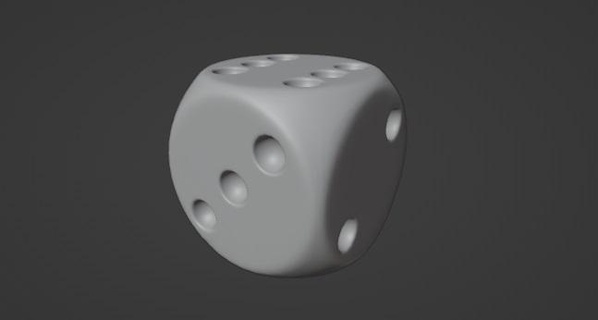 classic dice given games juegosdemesa 3d print model - Mito3D