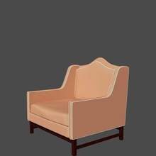 classique manger chaise architecture maisons poupées dioramas modélisation vignettes meubles 3d print model - Mito3D