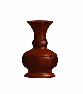 classic flower vase high resolution model pot antique stylish curvy revolve plants sho case art spiral 3d print model - Mito3D