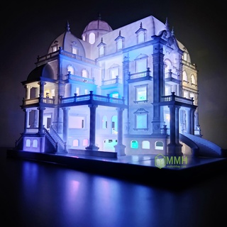 classic four story villa 3d print model - Mito3D