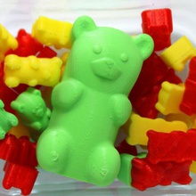 classico gummy bear gioco 3d print model - Mito3D