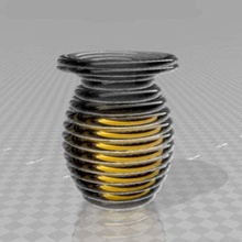 clásico miel vaso contenedores 3d print model - Mito3D