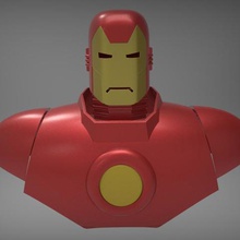 clásico hombre de hierro la armadura iron man, el vendimia varios tony stark vengadores amour jannie playboy hulk capitán américa thor marvel 3d print model - Mito3D