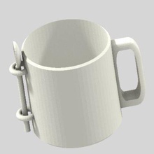 classic mug spoon home coffee cup 3d print model - Mito3D