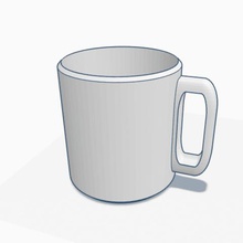 classic mug home cup 3d print model - Mito3D