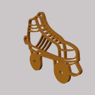 klasik ajur paten anahtar yüzük kolye küpe 3d print model - Mito3D