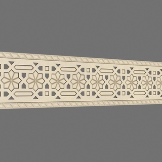 clásico patrón 006 arquitectura árabe islámico diseño interior exterior decoración Arte 3d print model - Mito3D