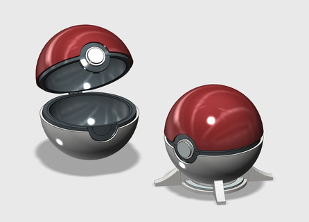 classic pokeball needs revision props accessories cosplay costume 3d print model - Mito3D