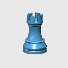 classic rook game chess 3d print model - Mito3D
