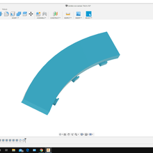 classique scalextric Piste bord extérieur courbe scx fente slot_car 3d print model - Mito3D