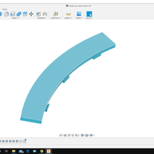 classic scalextric track edge - outer standard curve scx slot slot_car 3d print model - Mito3D
