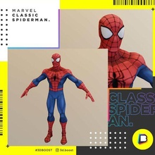 classique homme araignée merveille 3d bandes dessinées bande dessinée scélérat Jeux dc obj impression film spider man peter Parker 3d print model - Mito3D