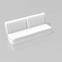 classic style bench seat 1 24 & 25 scale car modelling 1:24 1:25 3d print model - Mito3D